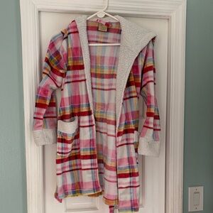 Colorful Plaid Kids Pajama Robe